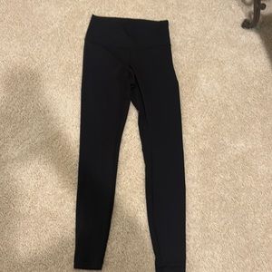 lululemon black wunder under leggings